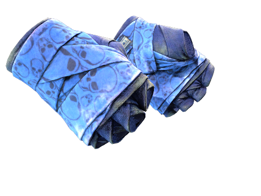 Hand Wraps | Cobalt Skulls | Battle-Scarred