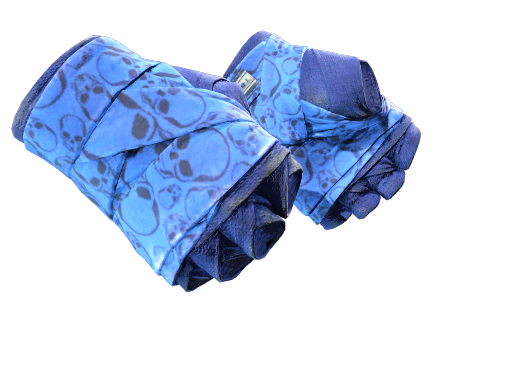 Hand Wraps | Cobalt Skulls | Field-Tested