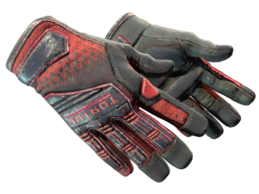 Specialist Gloves | Crimson Kimono | Battle-Scarred