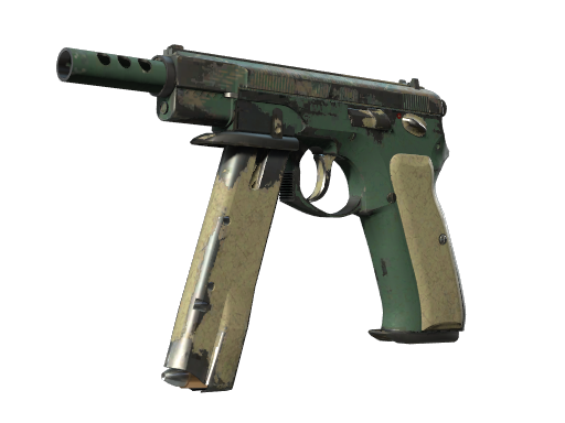 CZ75-Auto | Green Plaid | Battle-Scarred