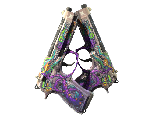 Dual Berettas | Flora Carnivora | StatTrak™ Well-Worn