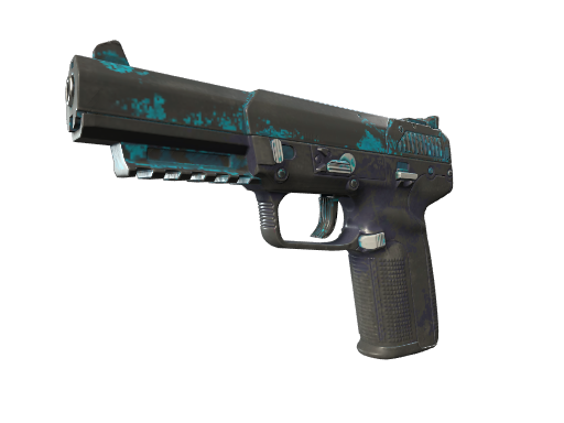 Five-SeveN | Midnight Paintover | Battle-Scarred