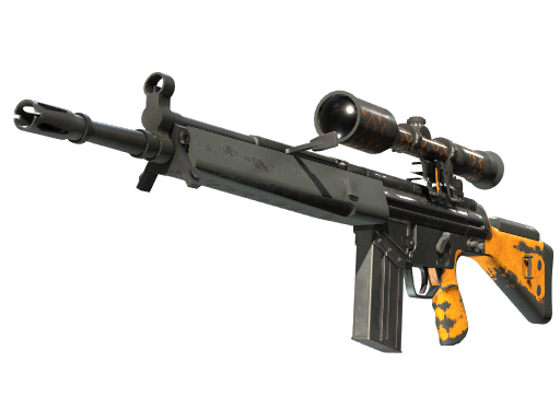 G3SG1 | Orange Kimono | Battle-Scarred