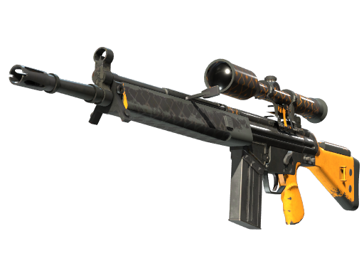 G3SG1 | Orange Kimono | Well-Worn