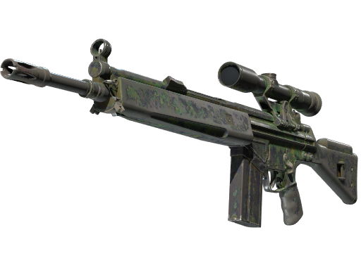 G3SG1 | Jungle Dashed | Souvenir Battle-Scarred