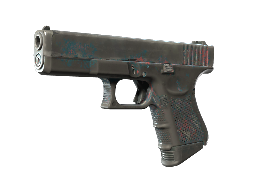 Glock-18 | Teal Graf | Battle-Scarred