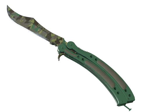 Butterfly Knife | Boreal Forest | StatTrak™ Well-Worn