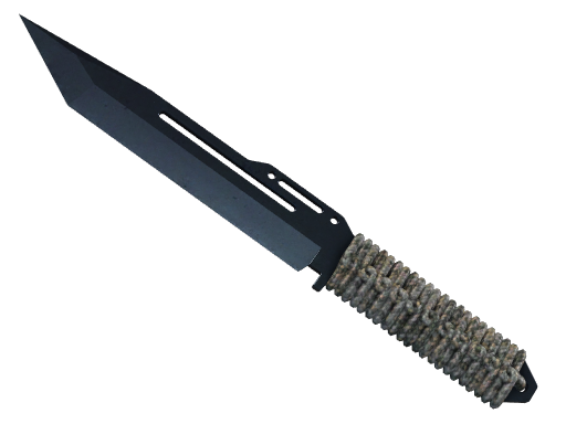 Paracord Knife | Blue Steel | Well-Worn