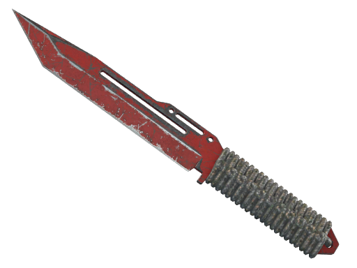 Paracord Knife | Crimson Web | Battle-Scarred
