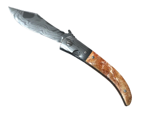 Navaja Knife | Damascus Steel | StatTrak™ Well-Worn