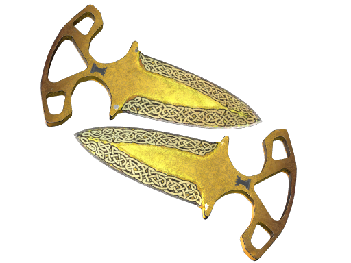 Shadow Daggers | Lore | StatTrak™ Battle-Scarred
