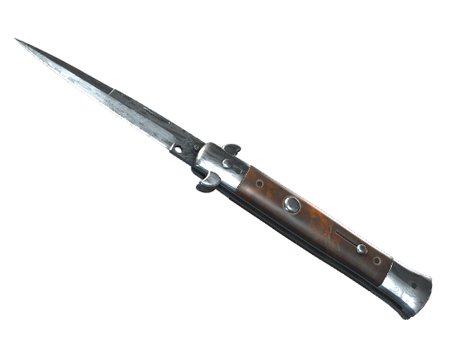 Stiletto Knife | Damascus Steel