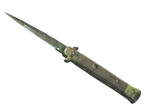 Stiletto Knife | Boreal Forest | Battle-Scarred