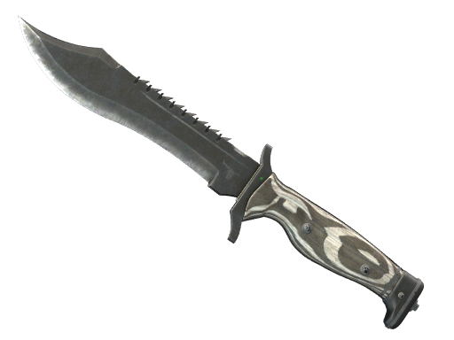 Bowie Knife | Black Laminate | Well-Worn