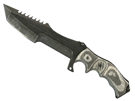 Huntsman Knife | Black Laminate | StatTrak™ Battle-Scarred