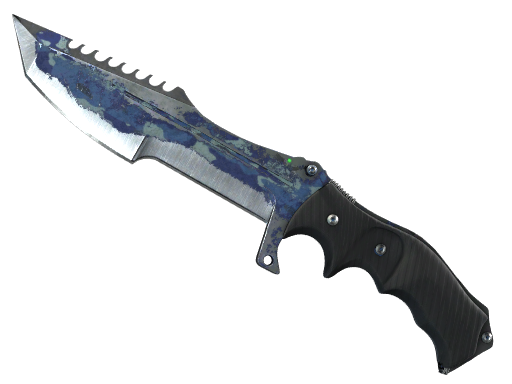 Huntsman Knife | Bright Water | StatTrak™ Battle-Scarred