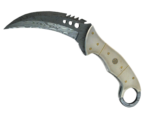 Talon Knife | Damascus Steel | Battle-Scarred