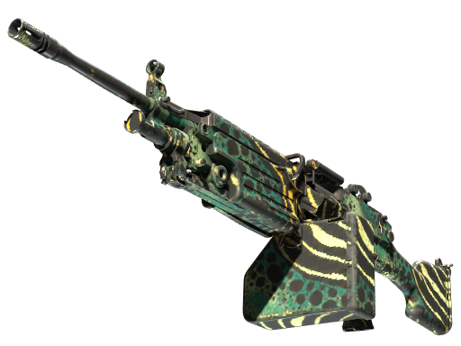 M249 | Emerald Poison Dart | Well-Worn