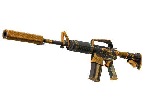 M4A1-S | Golden Coil | Battle-Scarred