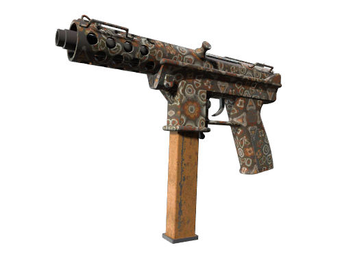 Tec-9 | Orange Murano | Battle-Scarred