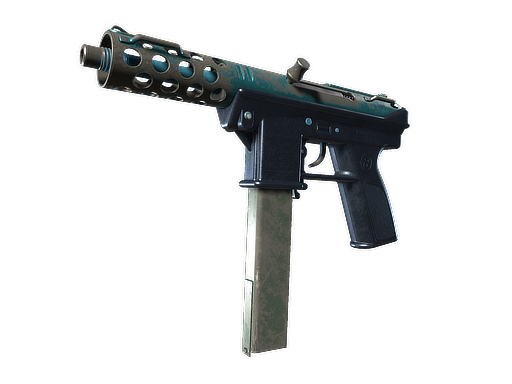 Tec-9 | Blue Blast | Battle-Scarred