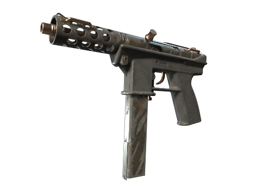 Tec-9 | Tiger Stencil | Battle-Scarred