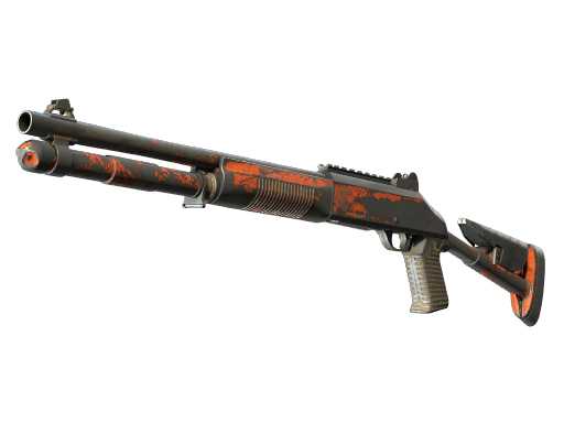 XM1014 | Blaze Orange | Battle-Scarred