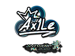 Sticker | Ax1Le | Antwerp 2022 | Glitter