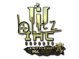 Sticker | bLitz | Antwerp 2022 | Gold