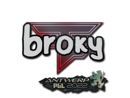 Sticker | broky | Antwerp 2022 | Default