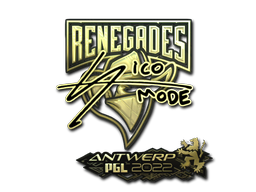 Sticker | sico | Antwerp 2022 | Gold