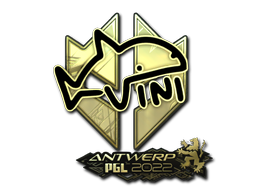 Sticker | VINI | Antwerp 2022 | Gold