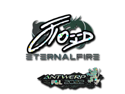 Sticker | xfl0ud | Antwerp 2022 | Glitter