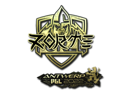 Sticker | zorte | Antwerp 2022 | Gold