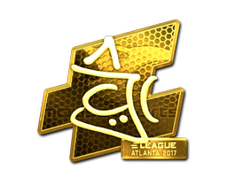 Sticker | chrisJ | Atlanta 2017 | Gold