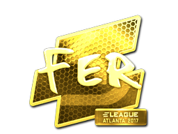Sticker | fer | Atlanta 2017 | Gold