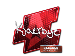Sticker | Kjaerbye | Atlanta 2017 | Foil