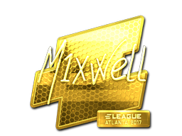 Sticker | mixwell | Atlanta 2017 | Gold