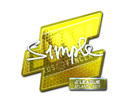 Sticker | s1mple | Atlanta 2017 | Foil