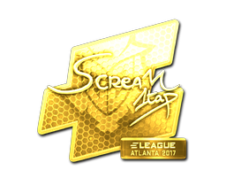 Sticker | ScreaM | Atlanta 2017 | Gold