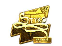 Sticker | STYKO | Atlanta 2017 | Gold