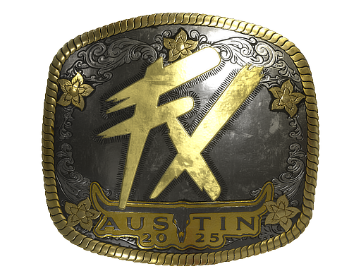 Sticker | Fluxo | Austin 2025 | Gold