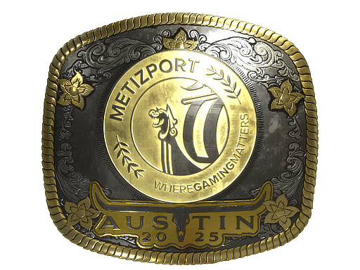 Sticker | Metizport | Austin 2025 | Gold