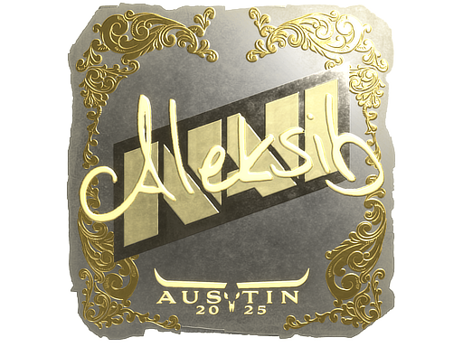 Sticker | Aleksib | Austin 2025 | Gold