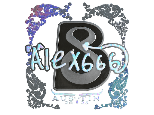 Sticker | alex666 | Austin 2025 | Holo