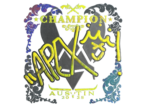 Sticker | apEX | Austin 2025 | Holo, Champion