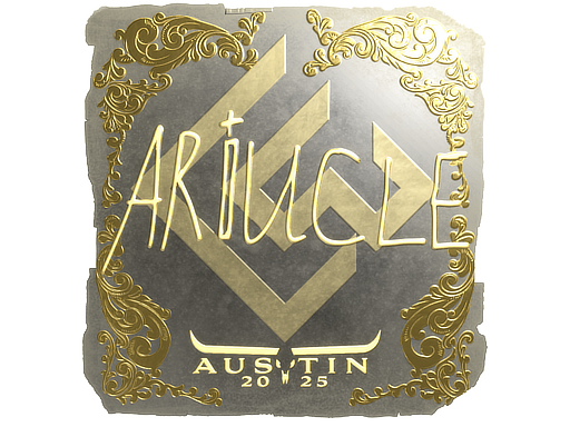 Sticker | Ariucle | Austin 2025 | Gold