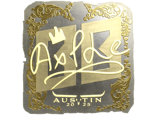 Sticker | Ax1Le | Austin 2025 | Gold