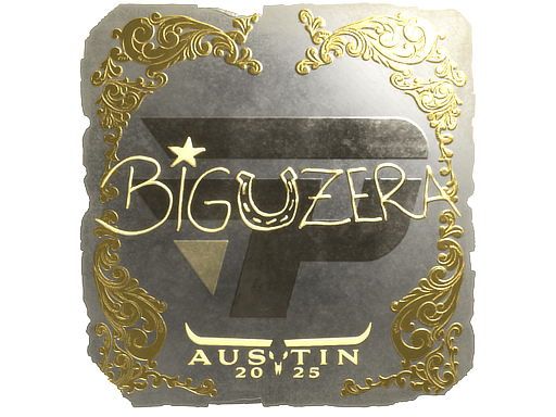 Sticker | biguzera | Austin 2025 | Gold