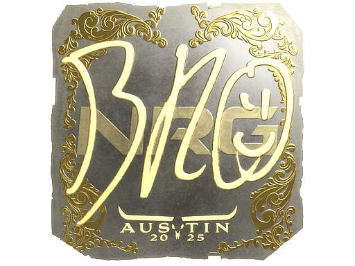 Sticker | br0 | Austin 2025 | Gold